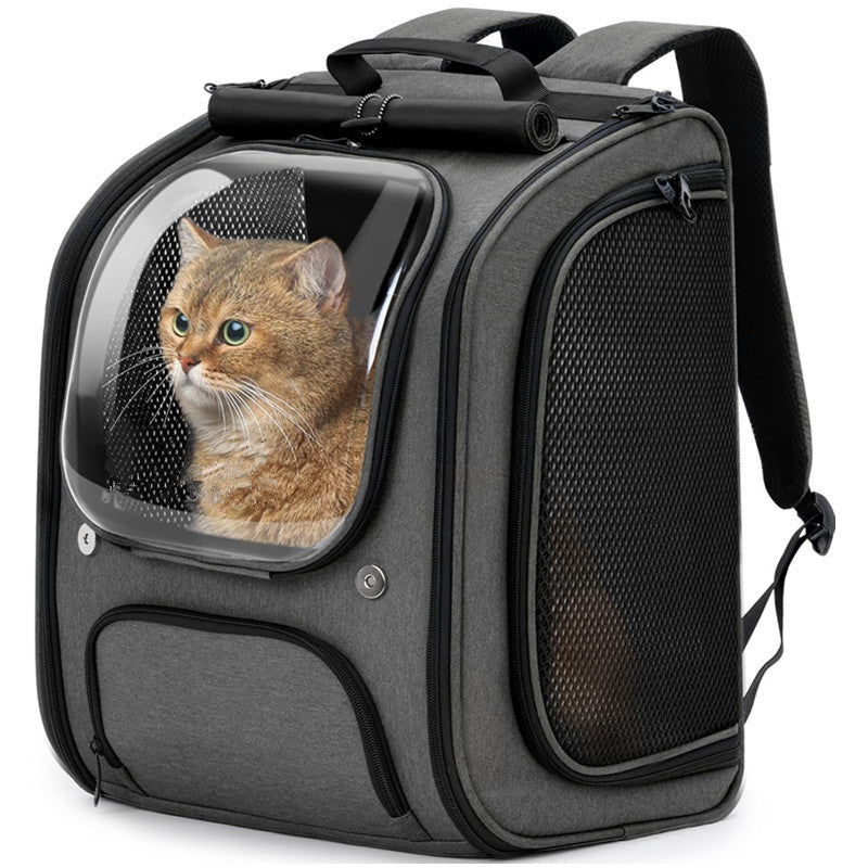 SkyVoyage Airline-Approved Breathable Luxury Cat Carrier Backpack