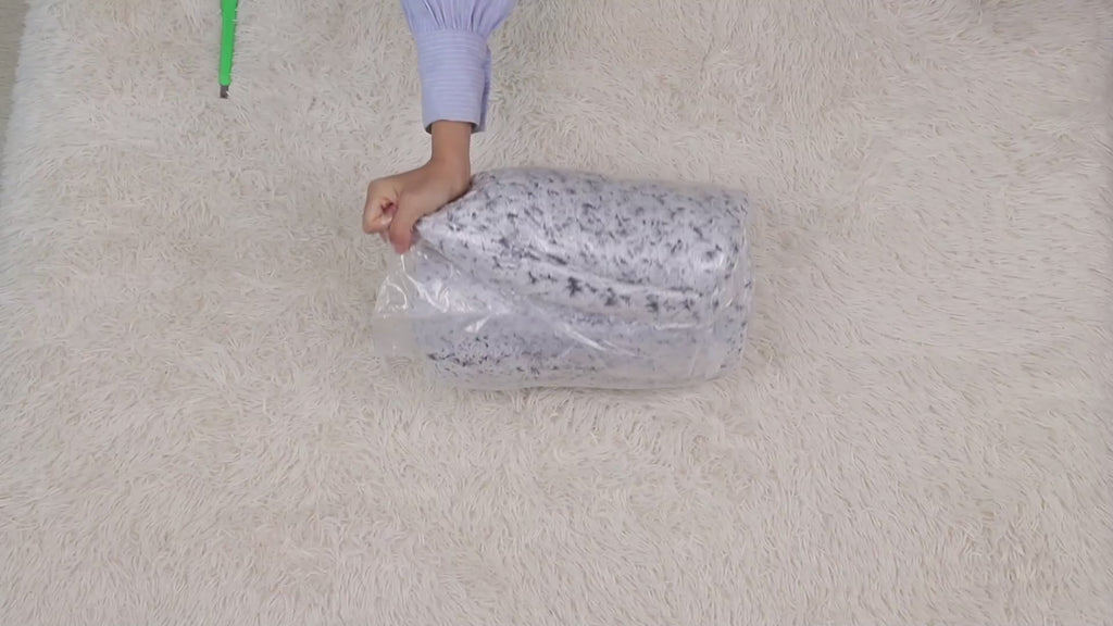 Soft Fluffy Swirl Rose Velvet Dog Cushion for Crates & Floors
